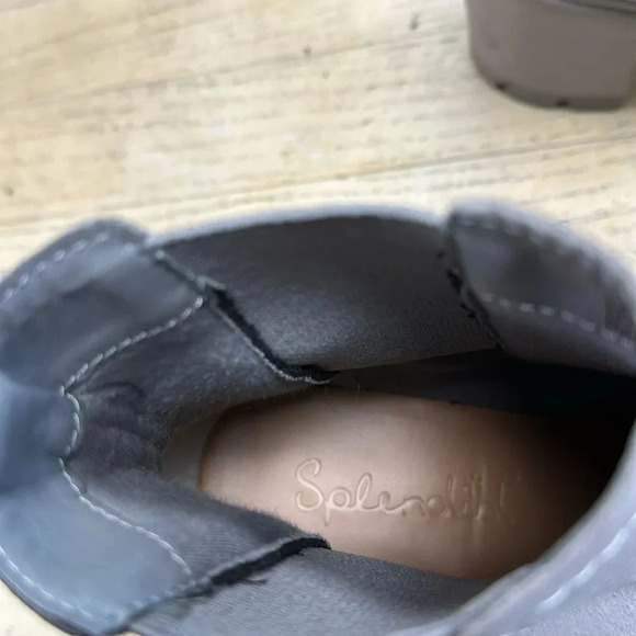 SPLENDID
Melisa Suede Chelsea Boots Size 7.5 in Gray - Picture 7 of 9